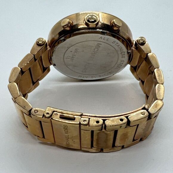 Michael Kors Parker MK5491 Women's Gold Stainless Steel Analog Dial Watch JNA588 - Picture 9 of 11